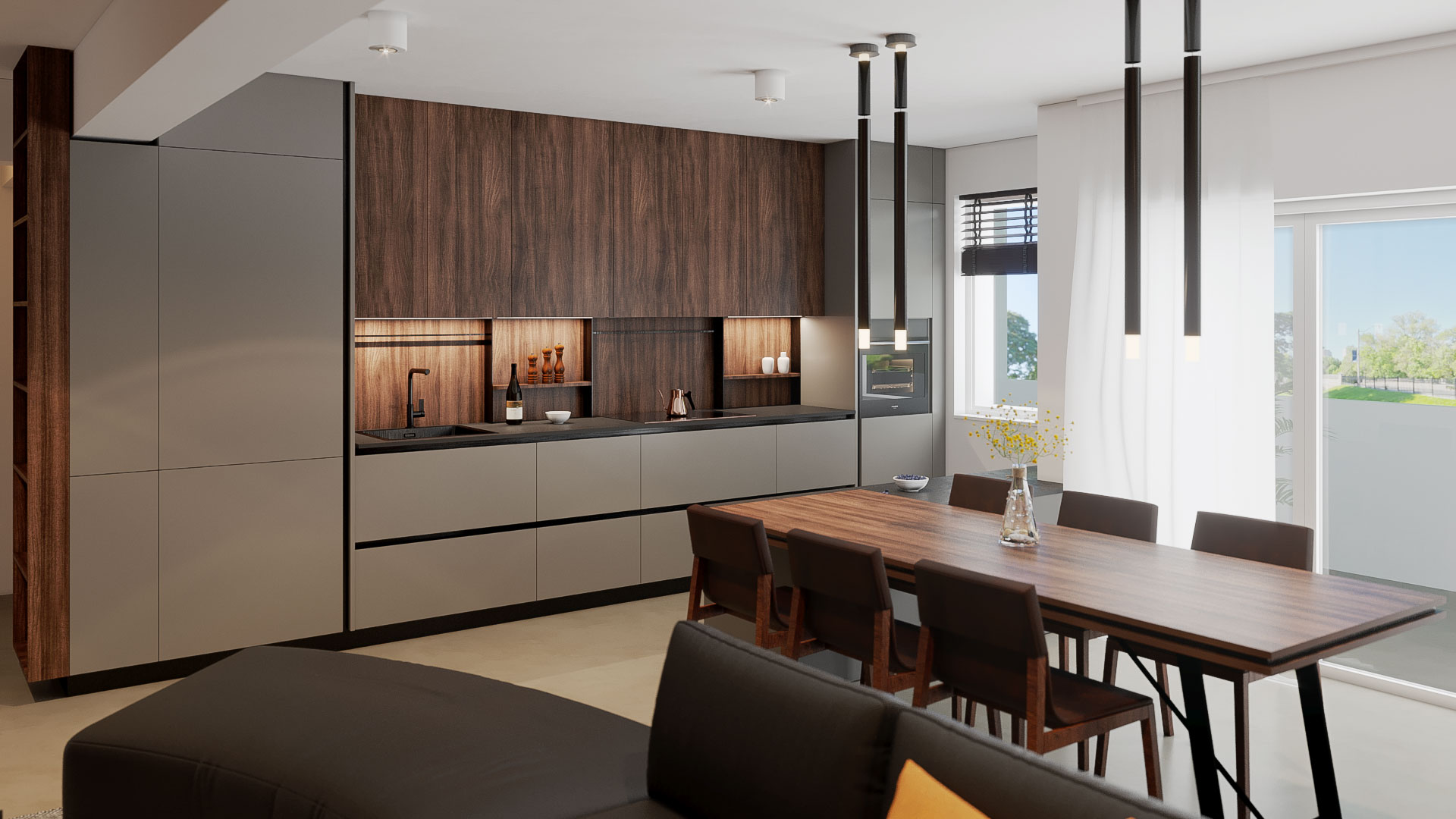 proiect design mobilier bucătărie modernă italia