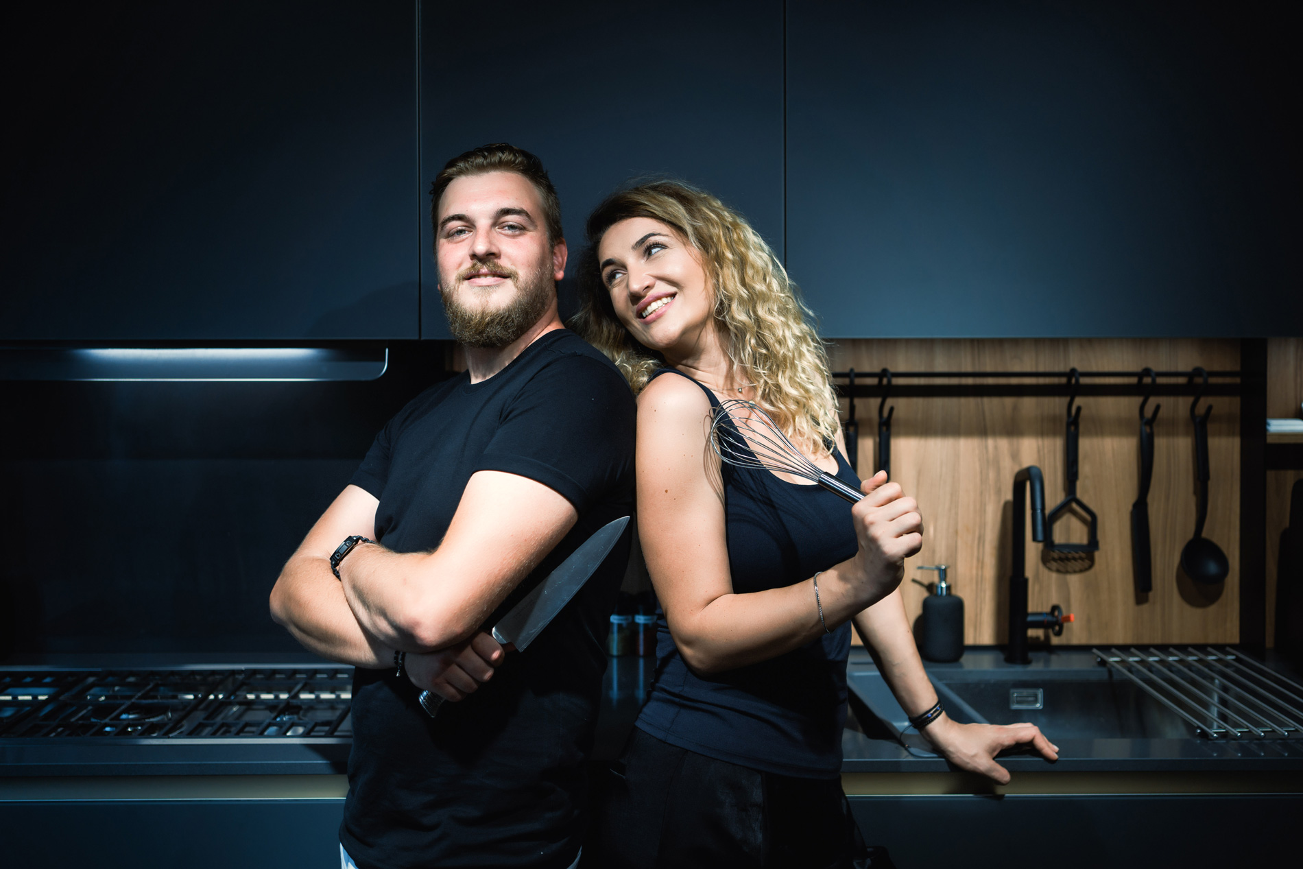 Synesthesia in the kitchen. About their new home kitchen and the art of cooking with Alex and Laura, chefs at Kaiamo restaurant